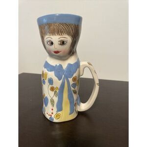 Susan Paley Bella Casa by Ganz DORIS DECAF Floral 7" Coffee Cup/Mug Vase Retired